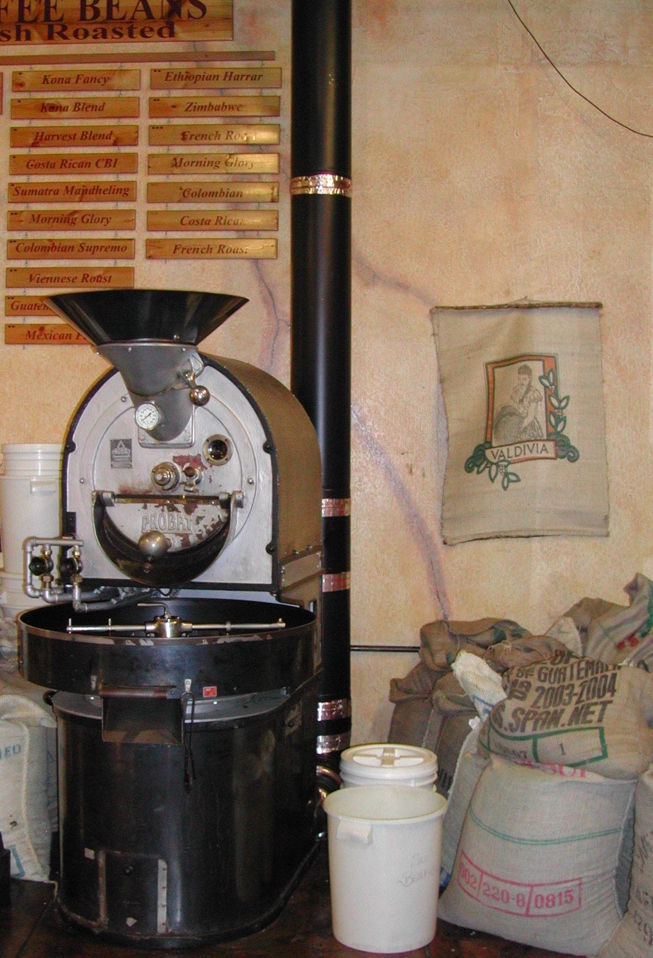 We roaster our coffee beans  on site.